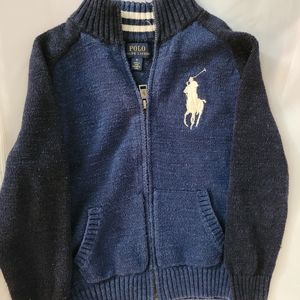 Kids full zip sweater